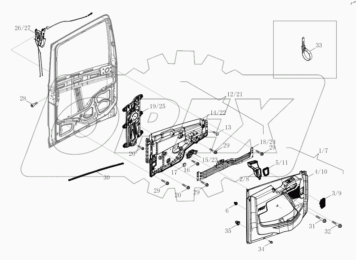  Front Door Electric Components Module