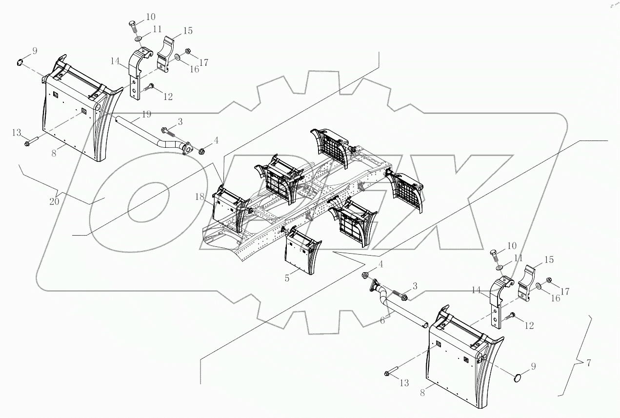  Rear Fender Logic Assembly