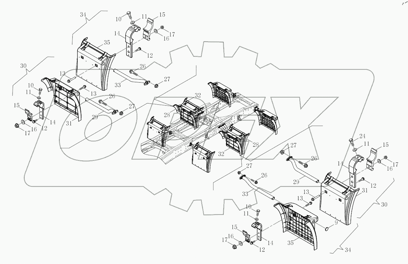  Rear Fender Logic Assembly