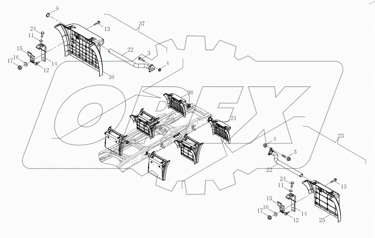  Rear Fender Logic Assembly