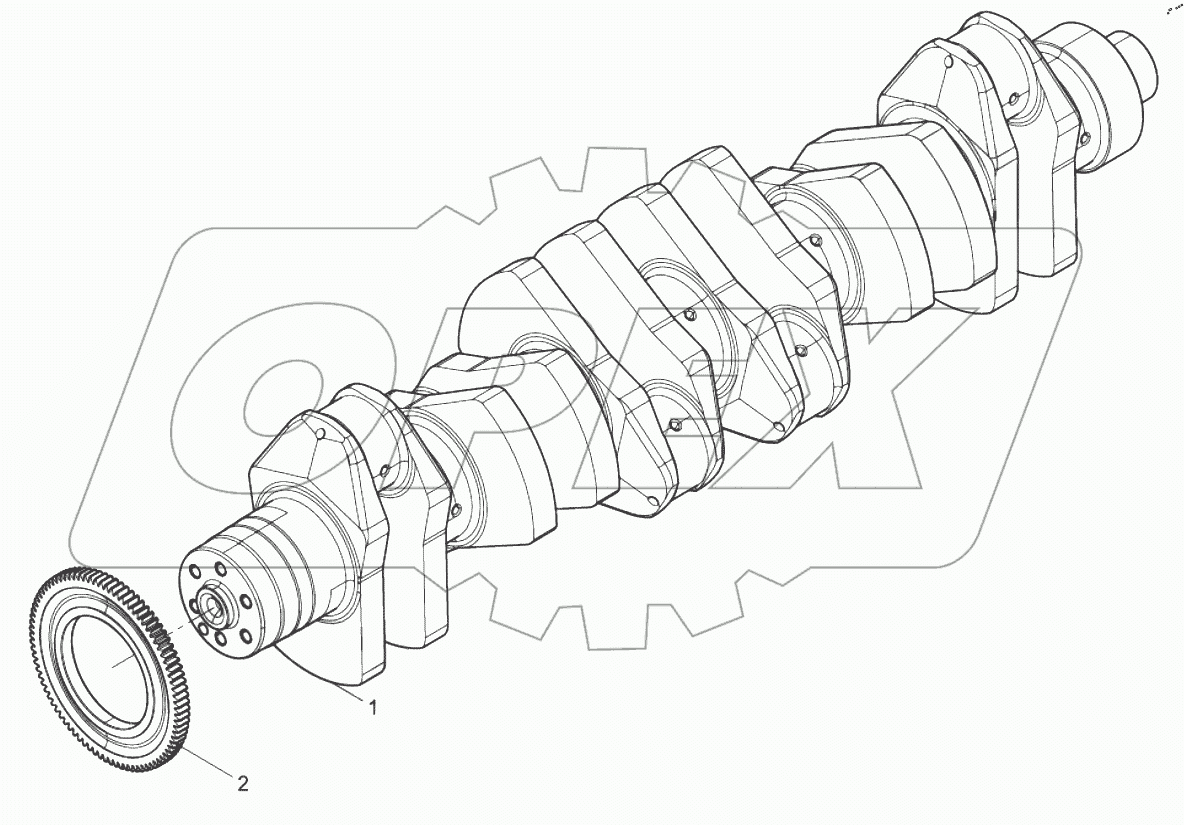  Crankshaft Subassembly