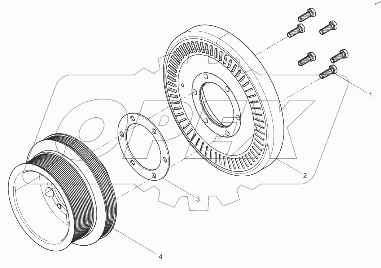  Crankshaft Pulley Assembly