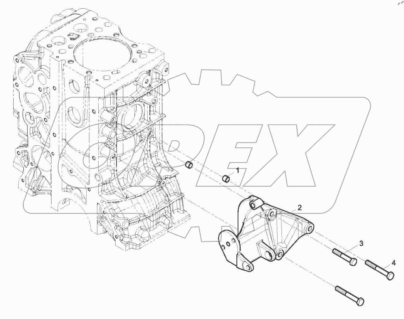  Alternator Bracket Group