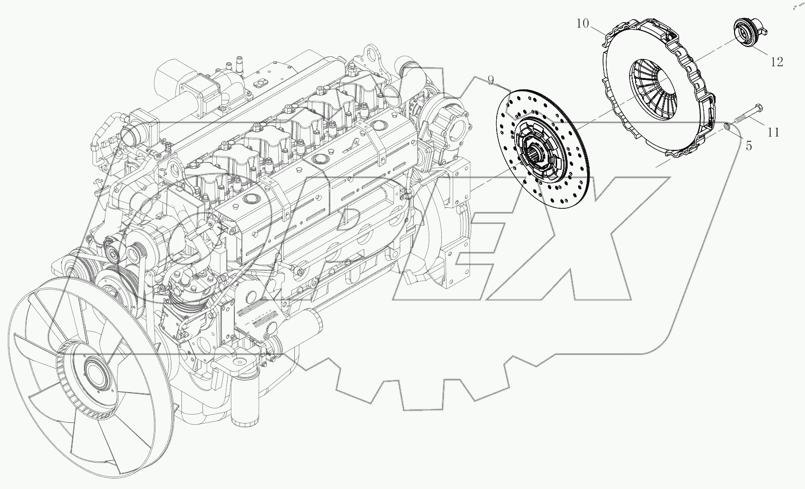  Clutch Logic Assembly