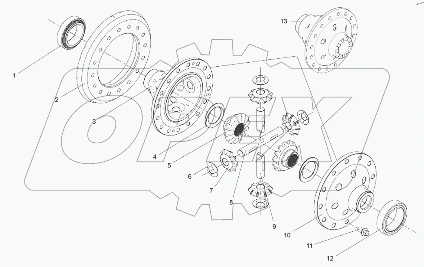  Дифференциал заднего моста