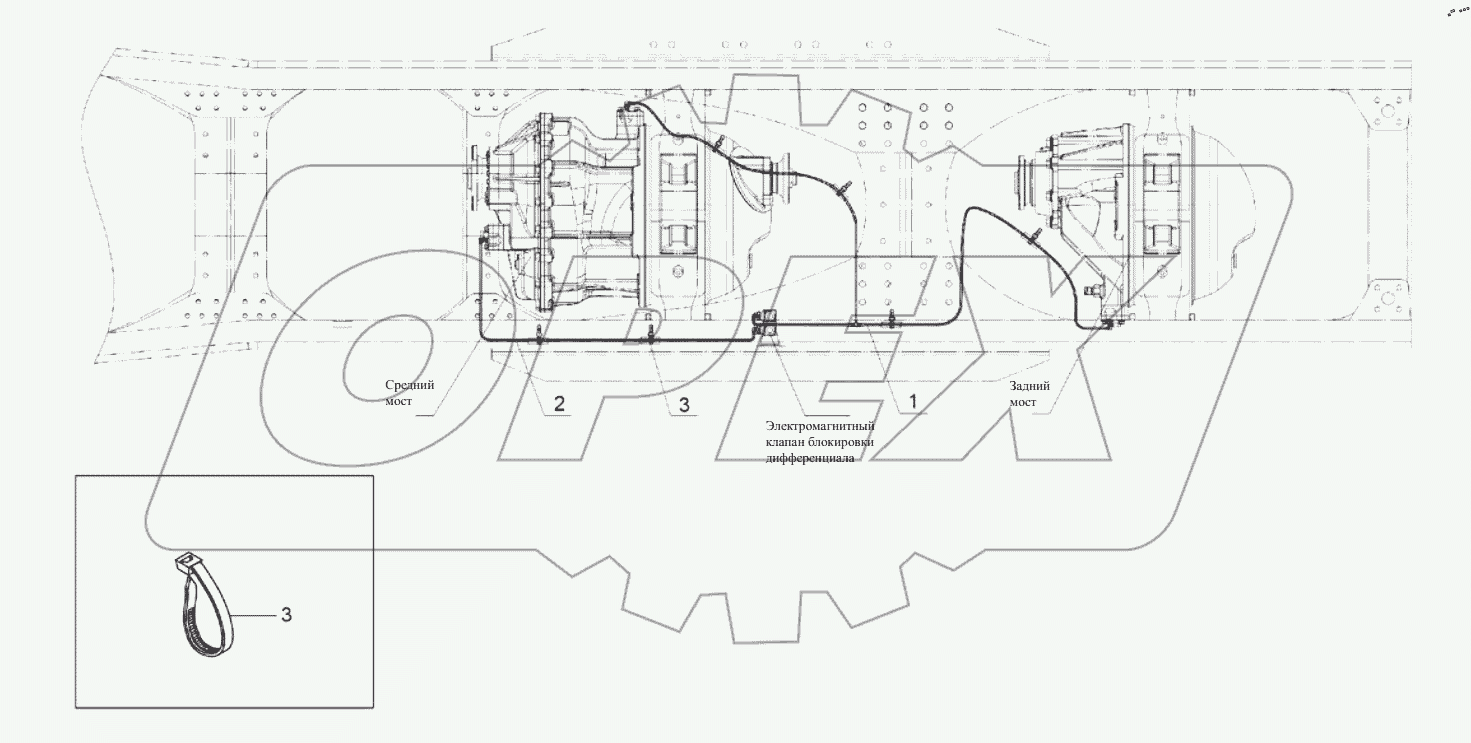  Трубопроводы ведущих мостов