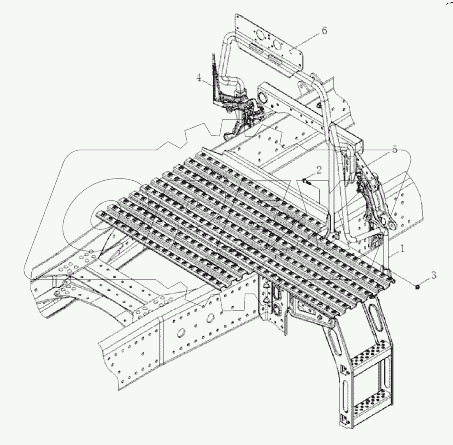  Сварные узлы платформы