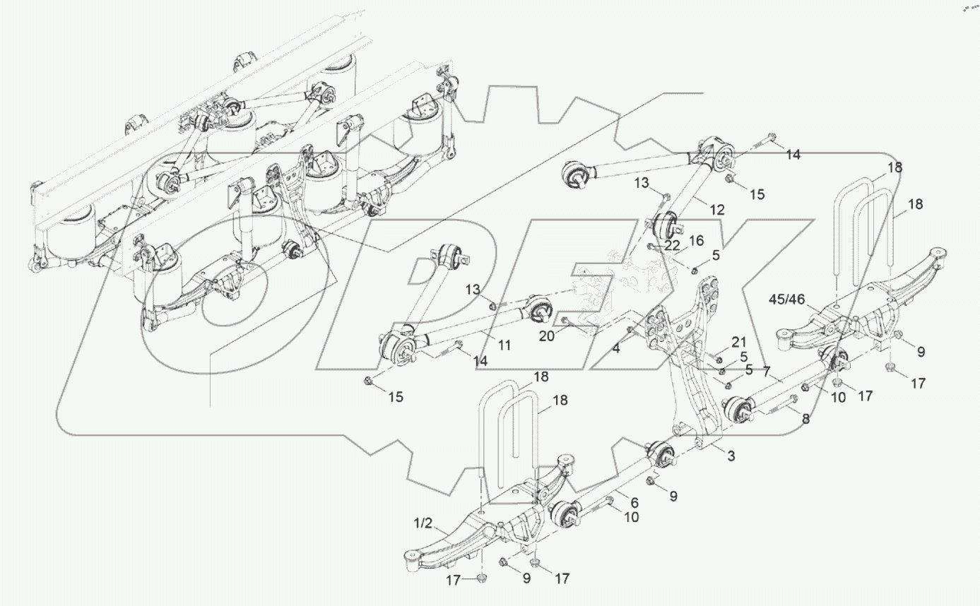  Задняя подвеска