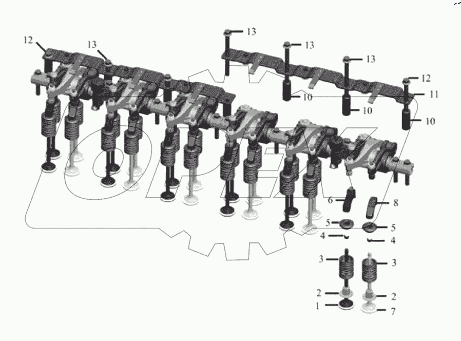  Газораспределительный механизм