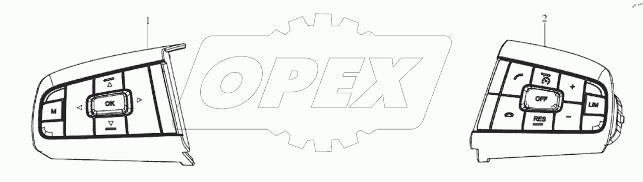  Блок переключателей рулевого колеса