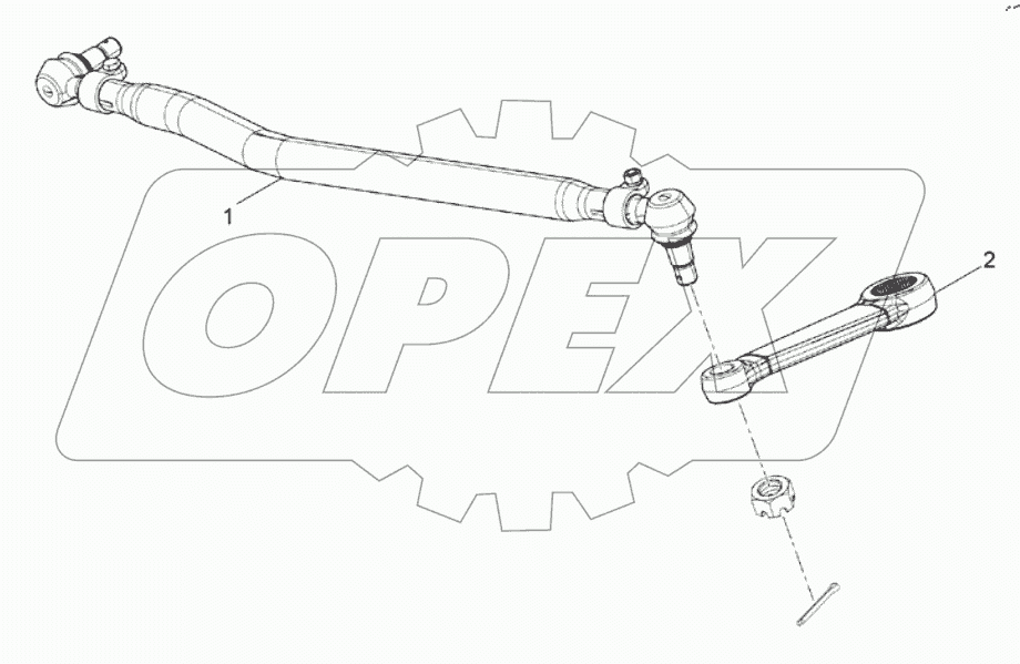  Продольная рулевая тяга