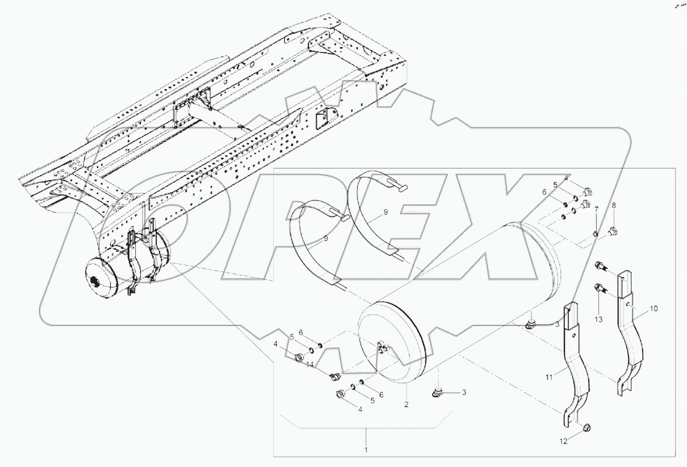  Пневмосистема AMT