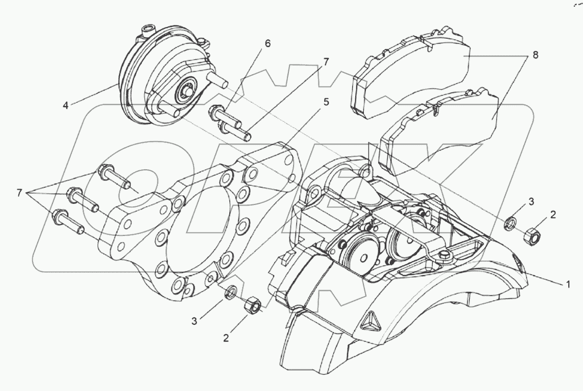  Тормоза передних колес