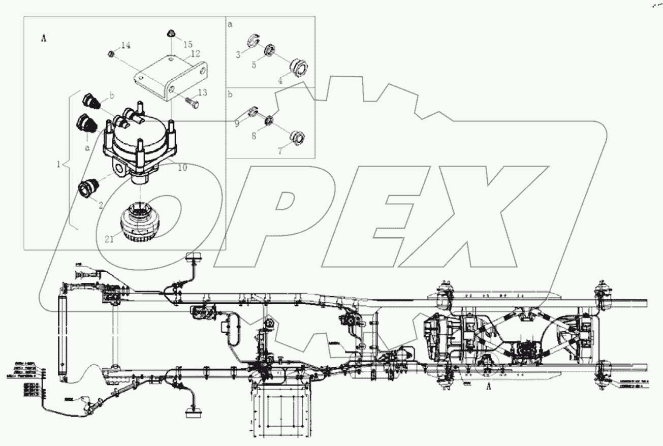  Ускорительный клапан (стояночный)