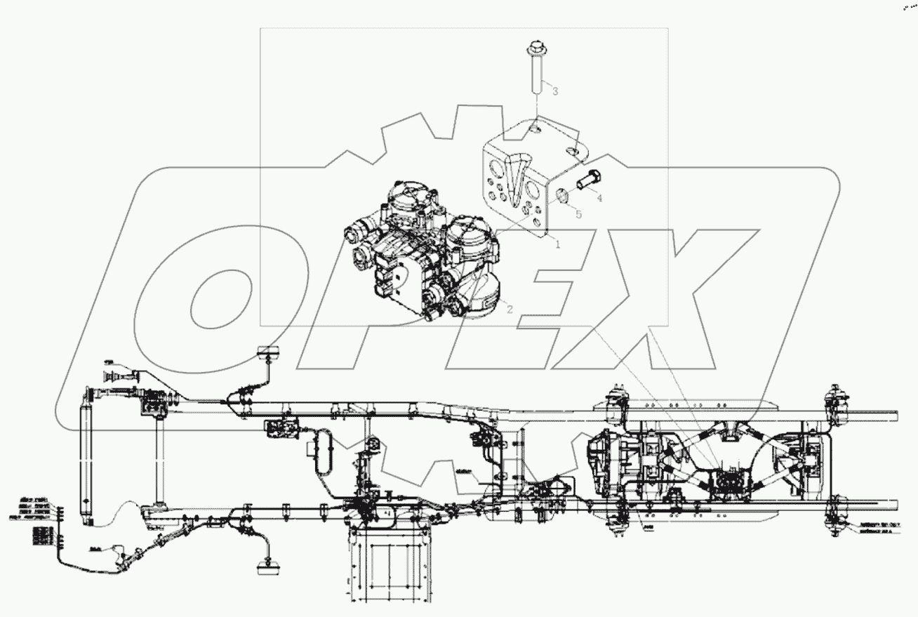  Двухканальный электронный модуль контроля давления