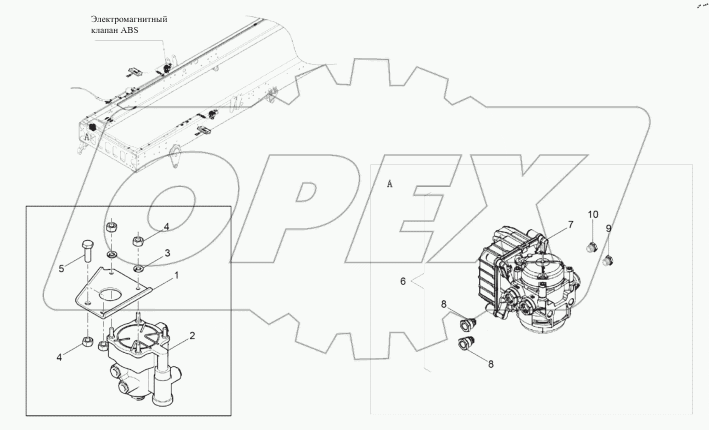  Модуль управления тормозами прицепа