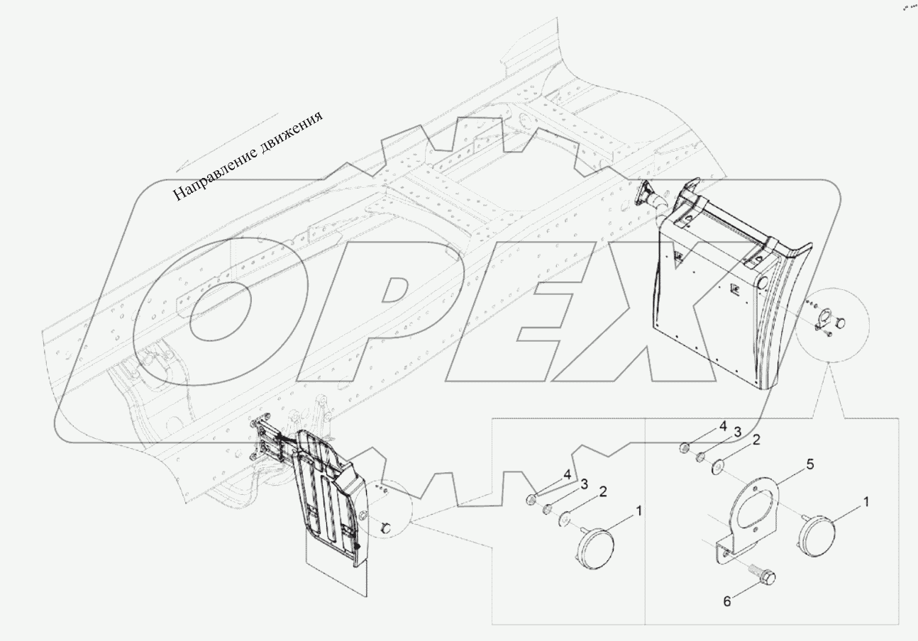  Боковой габаритный фонарь