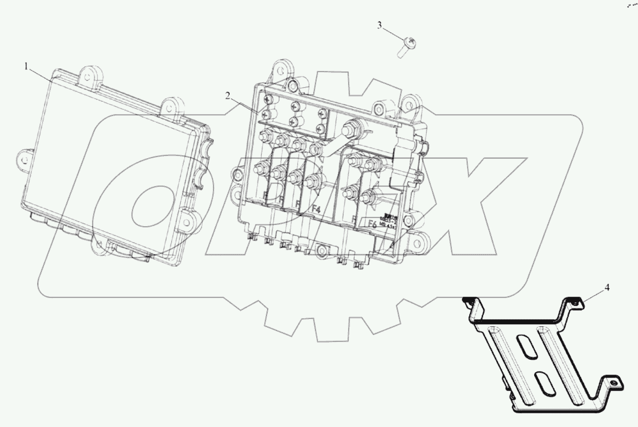  Блок предохранителей шасси