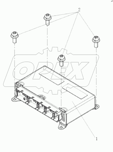 Электронный блок управления тормозами