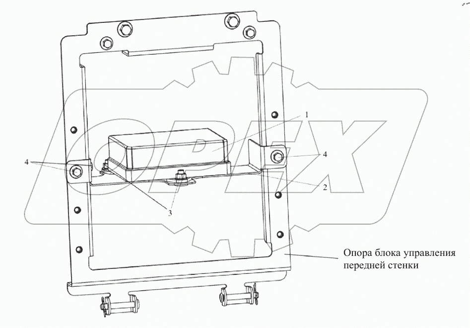  Электронный блок управления пневмоподвески