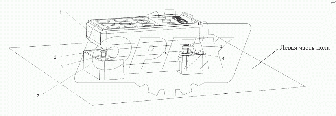  Пульт дистанционного управления пневмоподвески