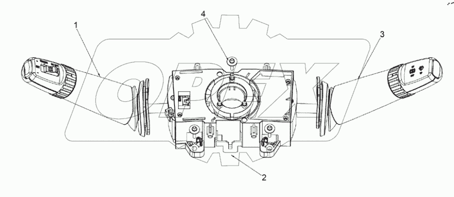  Комбинированные подрулевые переключатели