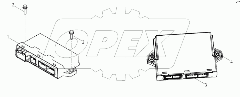  Блок управления оборудования кузова