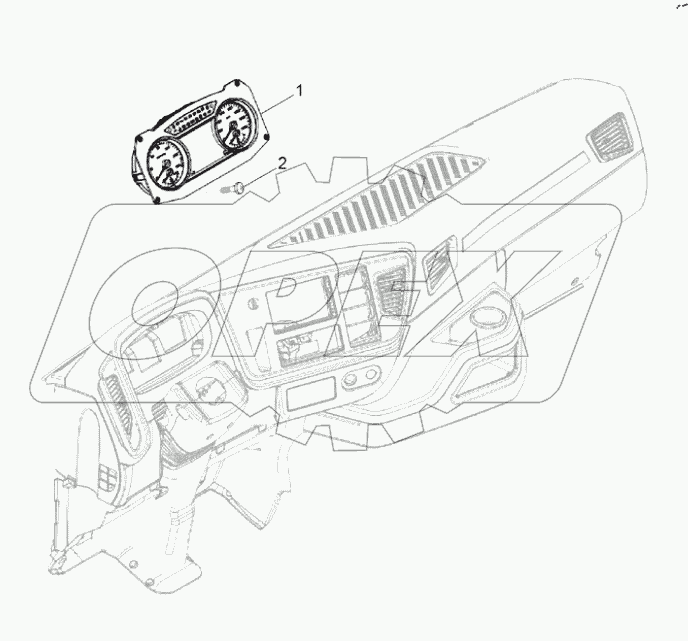  Комбинация приборов
