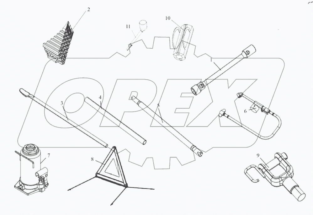  Бортовой инструмент