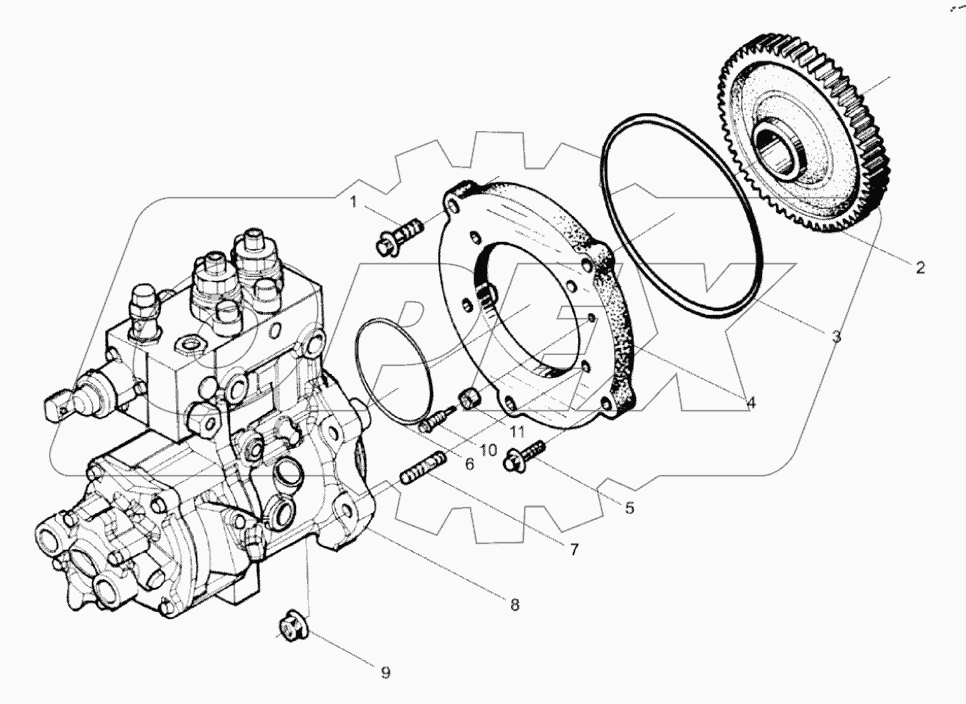  Топливный насос высокого давления