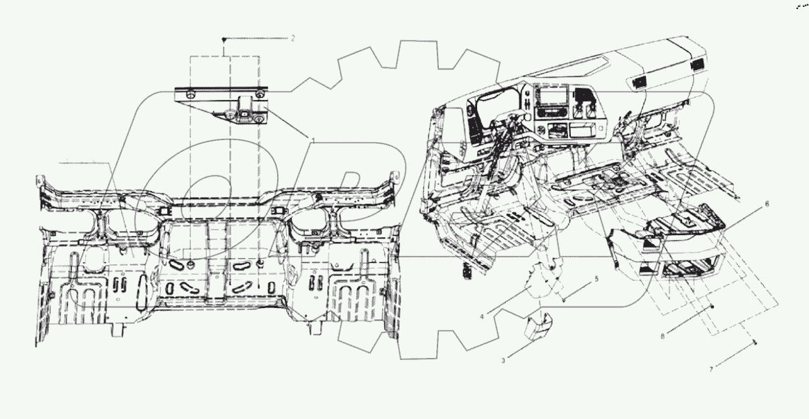  Передняя панель