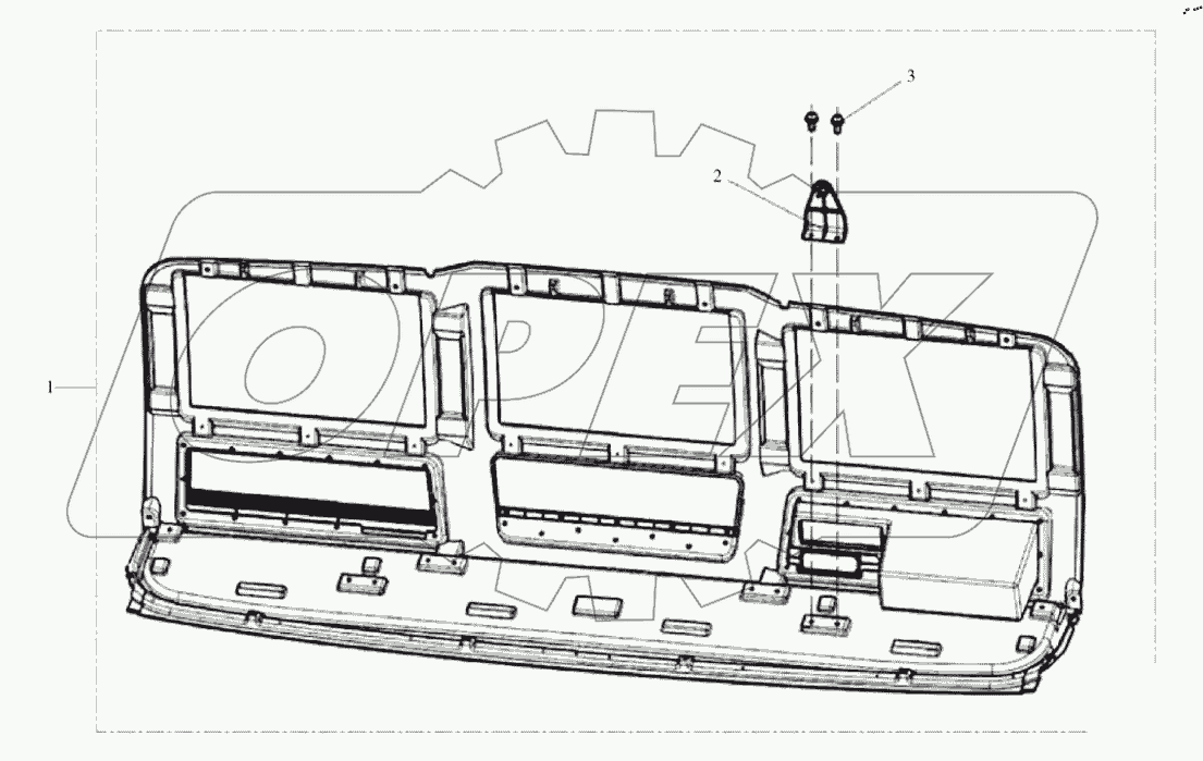  Верхняя консоль