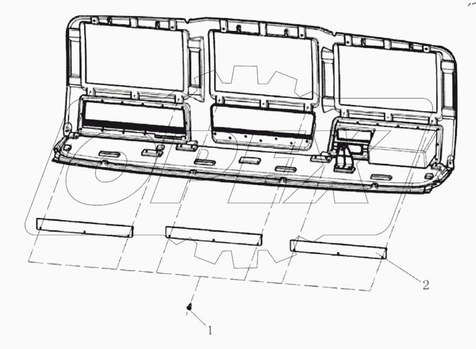  Верхняя консоль