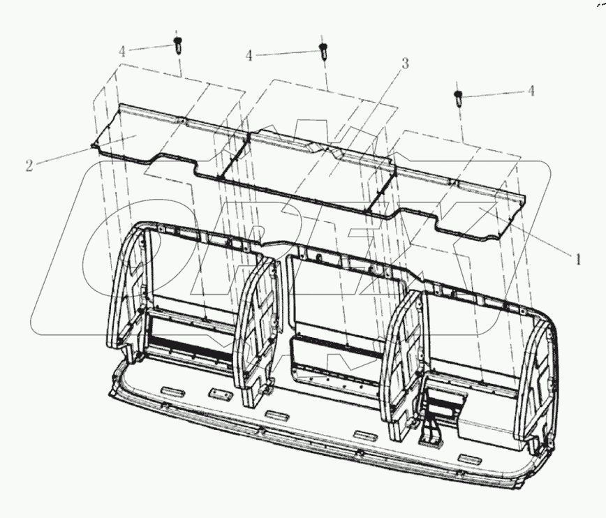  Верхняя консоль
