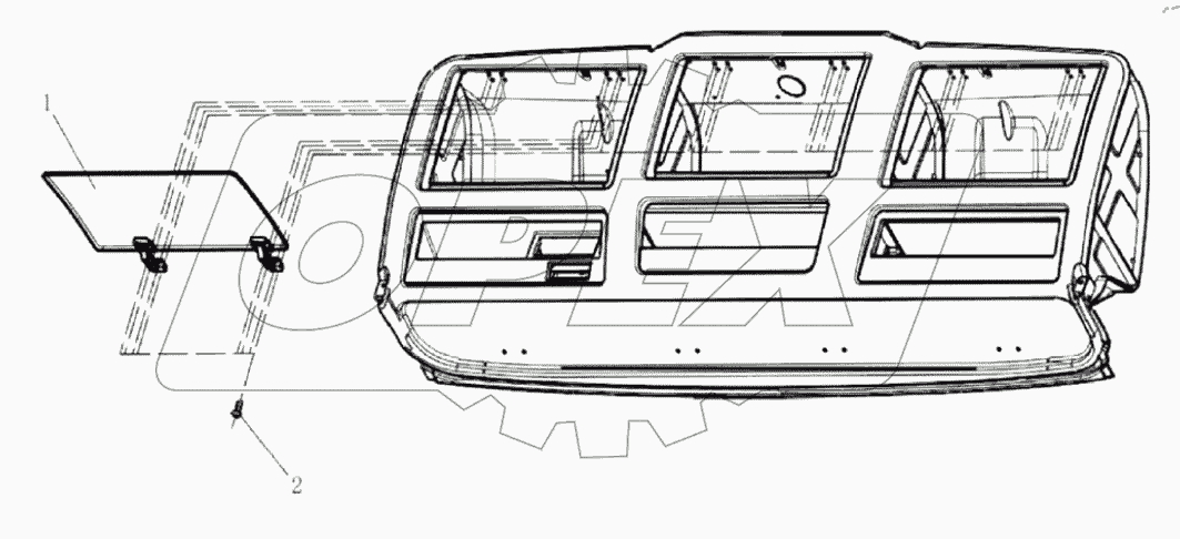  Верхняя консоль