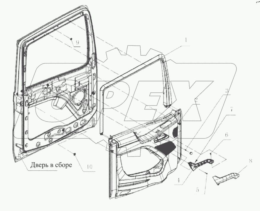  Облицовка двери