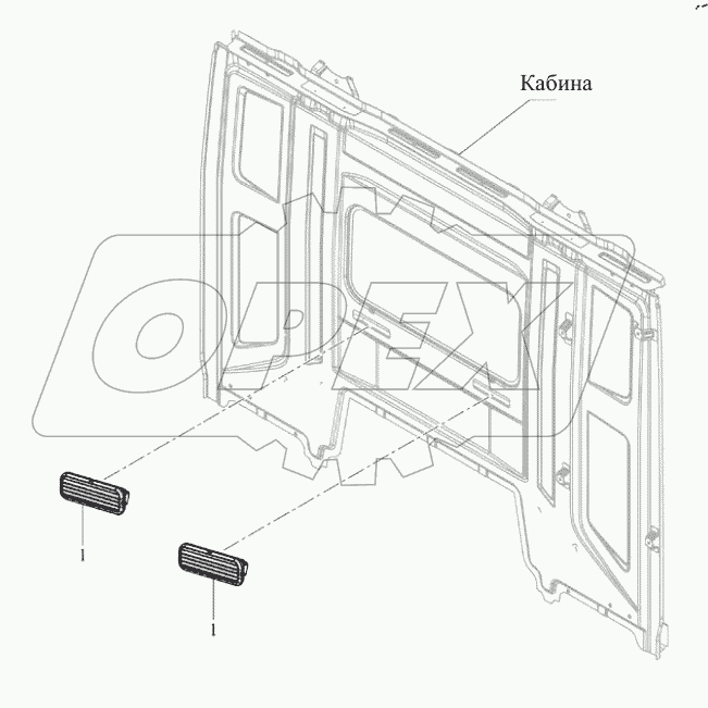  Задние вентиляционные решетки