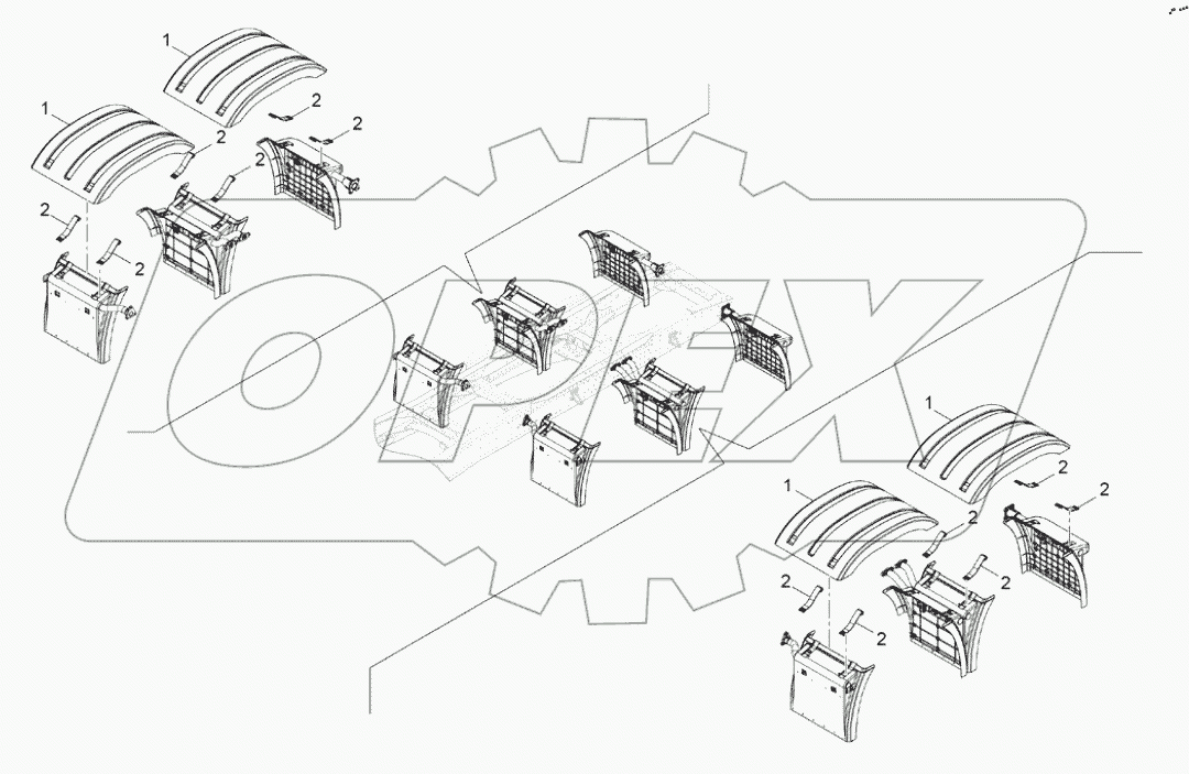  Заднее крыло
