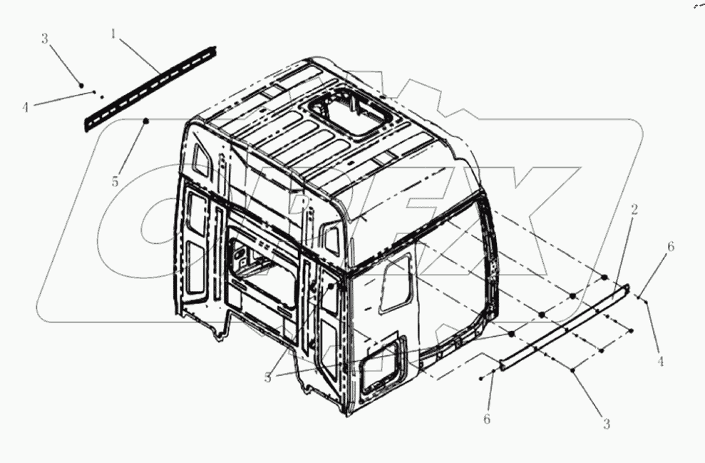  Накладки высокой крыши