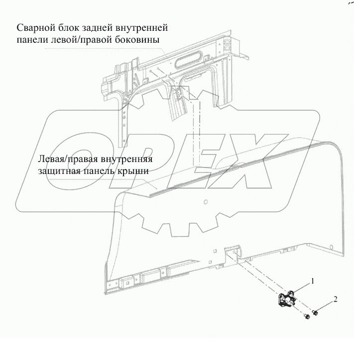 Верхнее спальное место