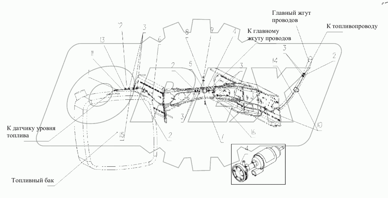  Автономный отопитель (шасси)