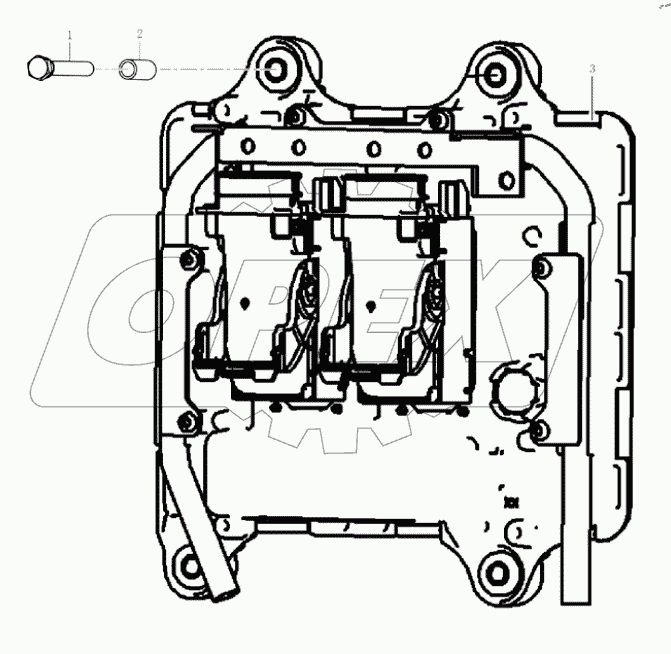  Блок управления двигателя