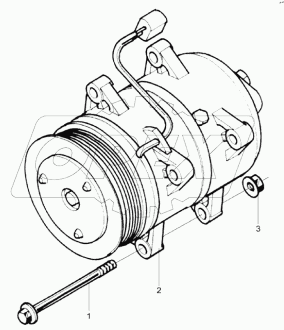  Компрессор кондиционера