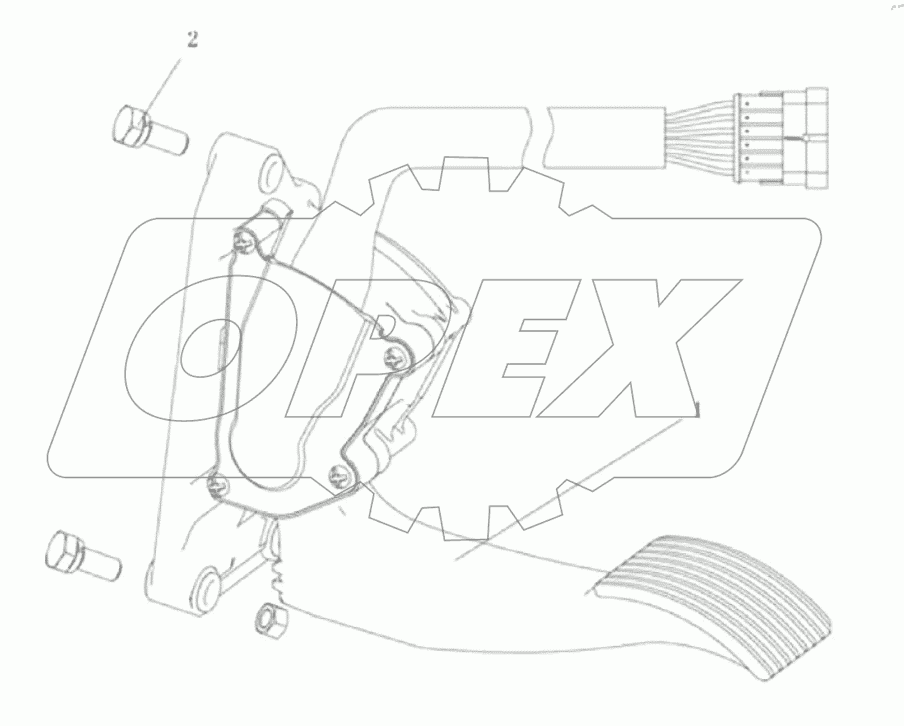  Педаль акселератора