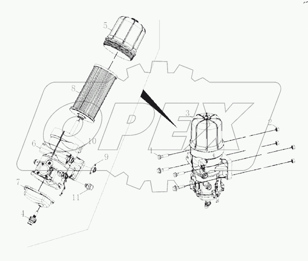  Фильтр предварительной очистки топлива