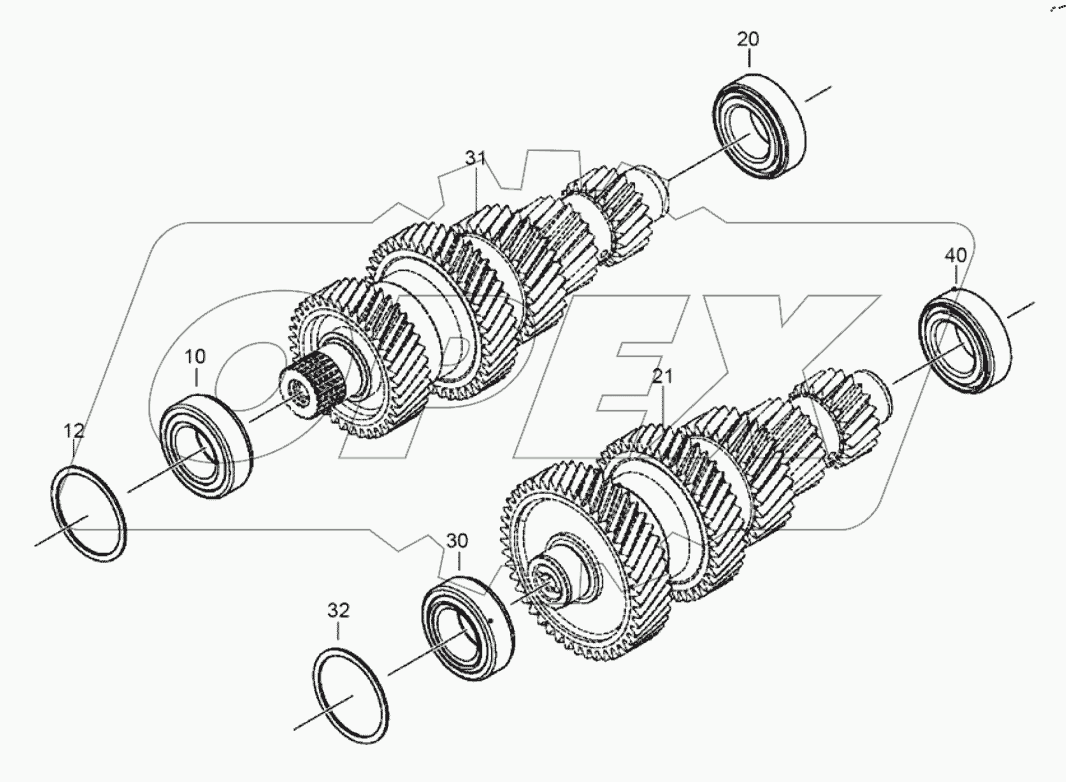  Промежуточный вал
