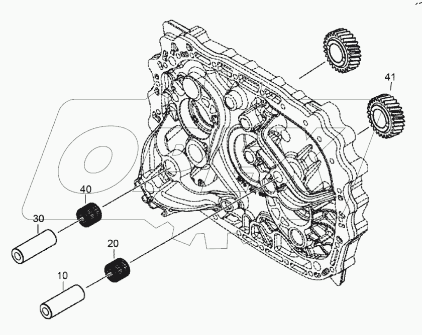  Косозубая передача (3)