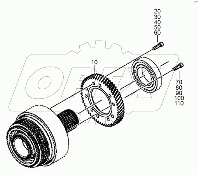  Косозубая передача (4)