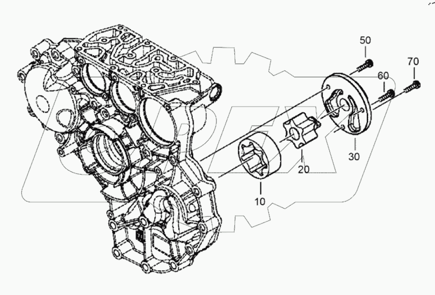  Масляный насос