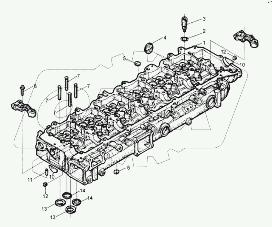  Головка блока цилиндров